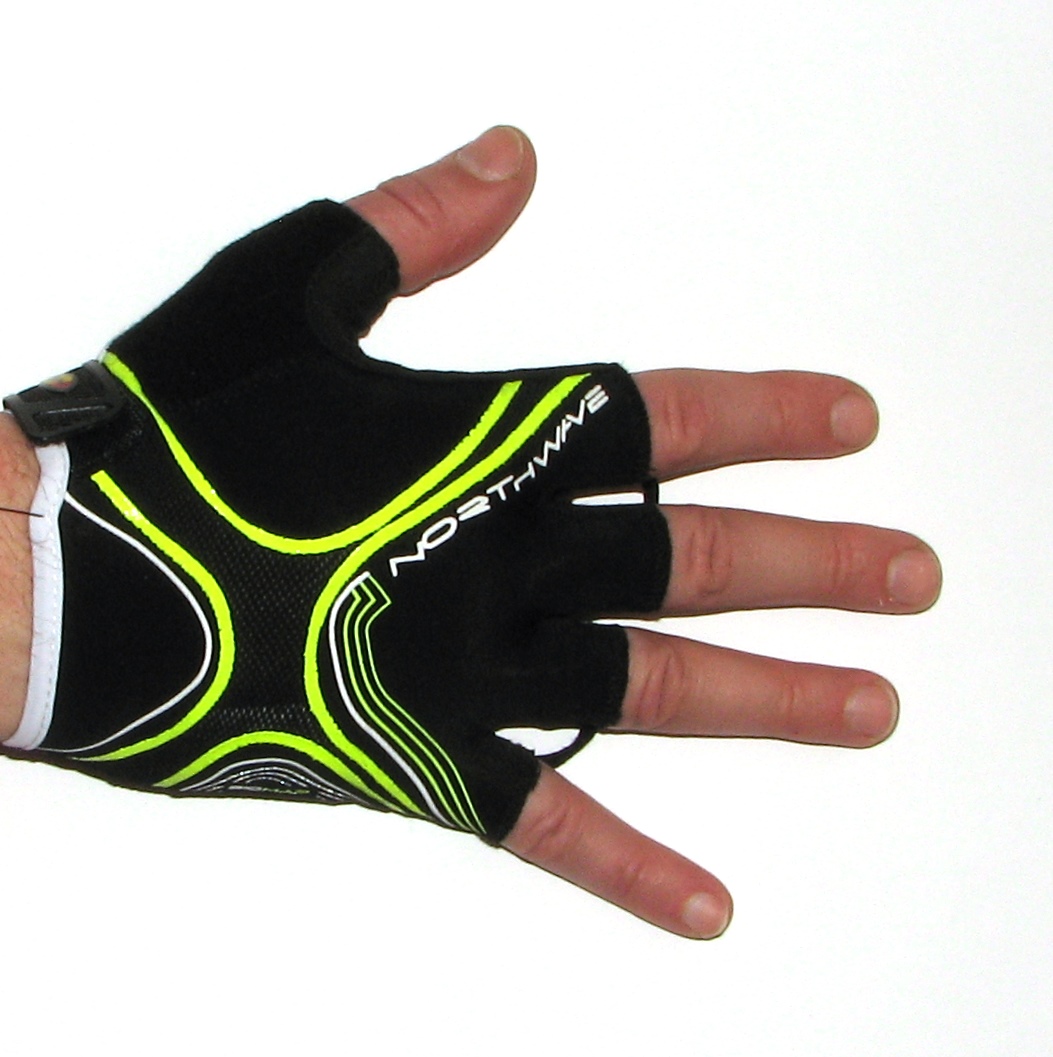 Велоперчатки NORTHWAVE C89142001 Black-Yellow S
